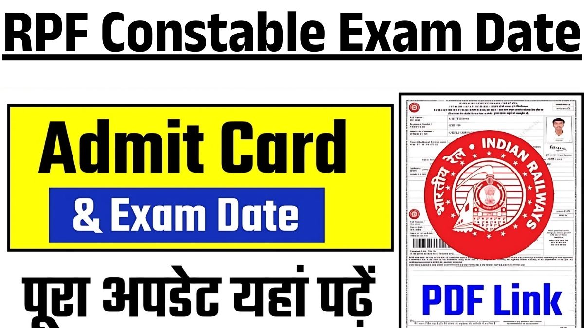 RPF Constable Exam Date